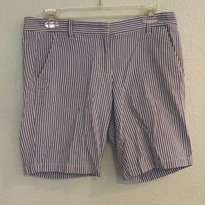 J. Crew Seersucker Bermuda shorts